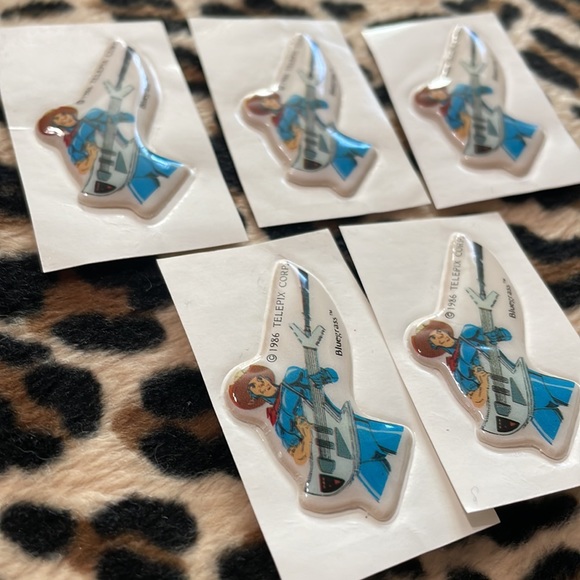 1986 SILVERHAWKS 💙 Bluegrass Vintage Puffy Sticker Kenner 80s Collectible Retro - Picture 13 of 15